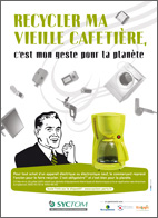 Recycler ma vieille cafetière, c'est mon geste pour la planète