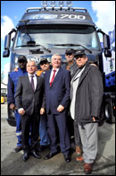 Remise du camion Volvo chez Paprec